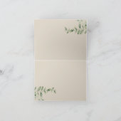 Carte De Remerciements Crest Safari (Intérieur)