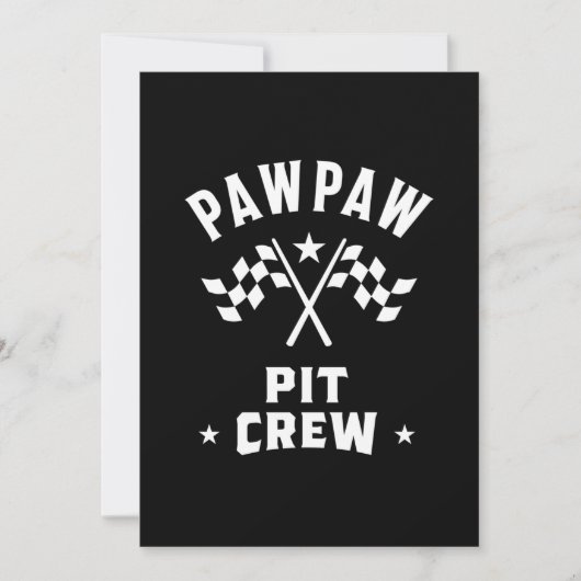 Carte De Remerciements Crew PawPit (Devant)