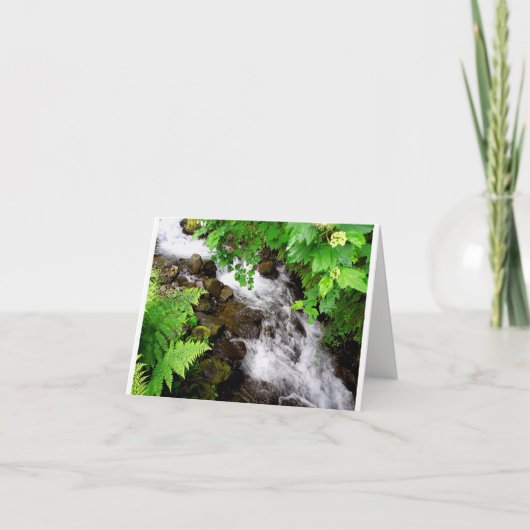 Carte De Remerciements Crique de l'Orégon (Devant)