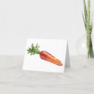 Carte De Remerciements Cristal Carrot 01 - Bonne Pâques !