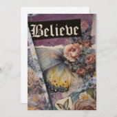 Carte De Remerciements Croire (Devant / Derrière)