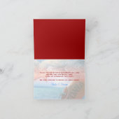 Carte De Remerciements "Croisière tropicale sur le thème de la plage 'Mer (Intérieur)