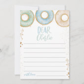 Carte De Remerciements Croissance du beigne vers le haut 1er anniversaire (Devant)