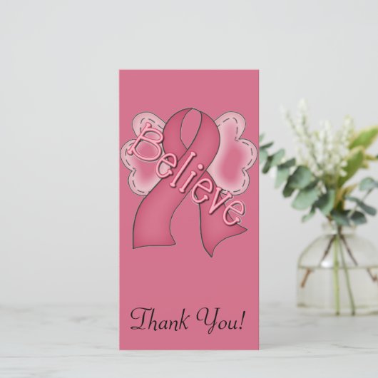 Carte De Remerciements Croyez (Debout devant)