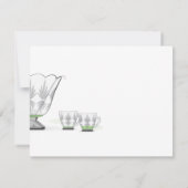 Carte de remerciements Crystal Punch Bowl (Dos)