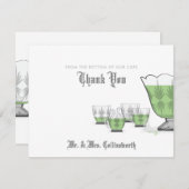 Carte de remerciements Crystal Punch Bowl (Devant / Derrière)