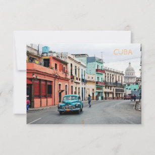 Carte De Remerciements Cuba