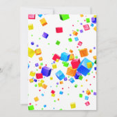 Carte De Remerciements Cubes colorés 1 (Devant)