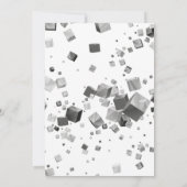 Carte De Remerciements Cubes colorés 3 (Dos)