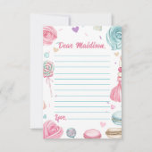 Carte De Remerciements Cupcake Anniversaire fête So Sweet Candy (Devant)