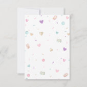 Carte De Remerciements Cupcake Anniversaire fête So Sweet Candy (Dos)