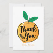 Carte De Remerciements Custom (Devant)