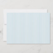 Carte De Remerciements Custom Blue Seashell Logo Nautical Stationary (Dos)