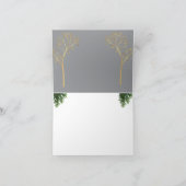 Carte De Remerciements Custom Color Christmas Card (Intérieur)