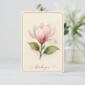 Carte De Remerciements Custom Funeral Thank You Card (Debout devant)