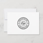 Carte De Remerciements Custom Logo Personalized Business Branding Seal (Devant)