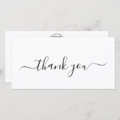 Carte De Remerciements Custom Professional Business Logo (Devant / Derrière)