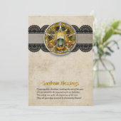 Carte De Remerciements Customizable Samhain Greeting Card (Debout devant)