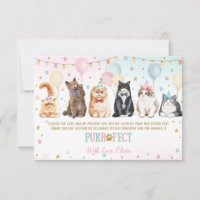 Cute adorable Chats de Pawty Ballons Anniversaire
