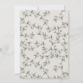 Carte De Remerciements Cute Aqua Blue Floral Teapot Cup Fiançailles Invit (Dos)