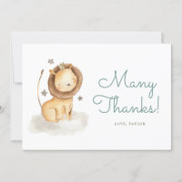 Cute aquarelle Lion Prince fête d'anniversaire