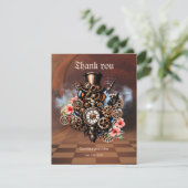 Carte De Remerciements Cute femmes steampunk (Debout devant)