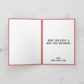 Carte De Remerciements Cute Funny Tomato Pun Papa Joyeux anniversaire (Intérieur)