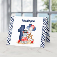 Cute Hippo Marine Nautique Bleu 1er anniversaire g