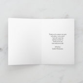 Carte De Remerciements Cute Kitten dans un Teacup avec les coeurs (Intérieur)