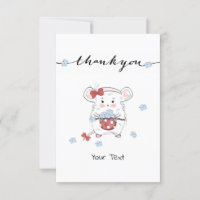 Cute Little Hamster Custom Floral