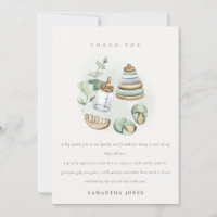 Cute Nursery Essential Baby shower vert feuille