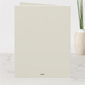 Carte De Remerciements Cute Panda boire du thé à bulle, du boba tea (Dos)