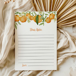 Carte De Remerciements Cutie Citrus Anniversaire heure Capsule Message Ca