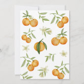 Carte De Remerciements Cutie Citrus Anniversaire heure Capsule Message Ca (Dos)