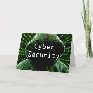 Carte De Remerciements Cybersécurité