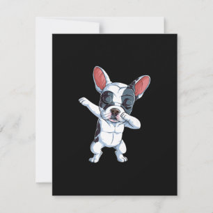 Carte De Remerciements Dabbing French Bulldog Enfants garçons Amoureux de