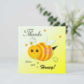Carte de remerciements d'abeilles (Debout devant)