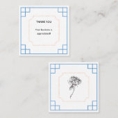 Carte de remerciements d'affaires (Devant / Derrière)