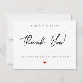 Carte de remerciements d'affaires moderne (Devant)