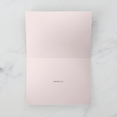 Carte De Remerciements Dainty Script Forever remerciement de mariage reco (Intérieur)