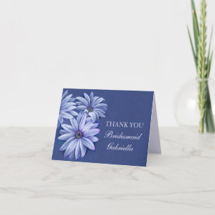 Carte De Remerciements Daisy ostéospermum demoiselle d'honneur mariage me