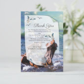 Carte de remerciements d'alimentation en eau éléme (Debout devant)