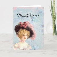 Dame victorienne en Casquette plumé avec roses ros