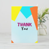 Carte de remerciements d'amitié (Debout devant)