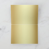 Carte de remerciements d'Ancre de marine et d'or (Intérieur)