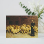 Carte De Remerciements Daniel in the Lions' Den par Briton Riviere (Debout devant)