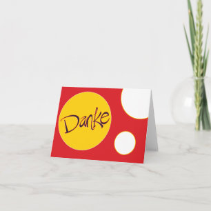 Carte De Remerciements Danke