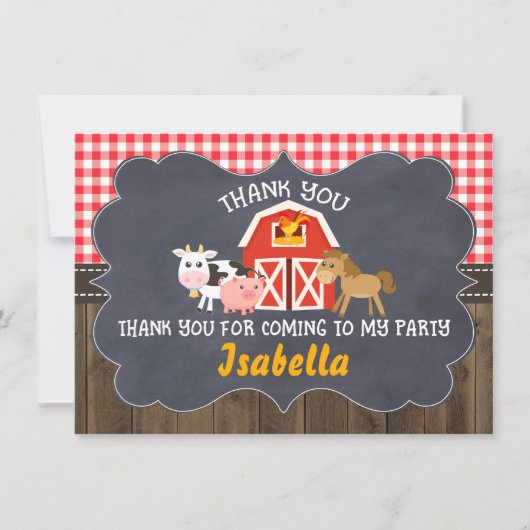 Carte de remerciements d'anniversaire de cadre de (Devant)