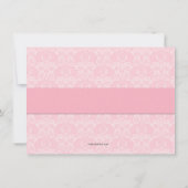 Carte de remerciements d'anniversaire de filles - (Dos)