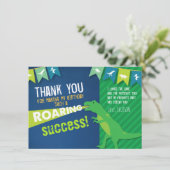 Carte de remerciements d'anniversaire de garçon (Debout devant)